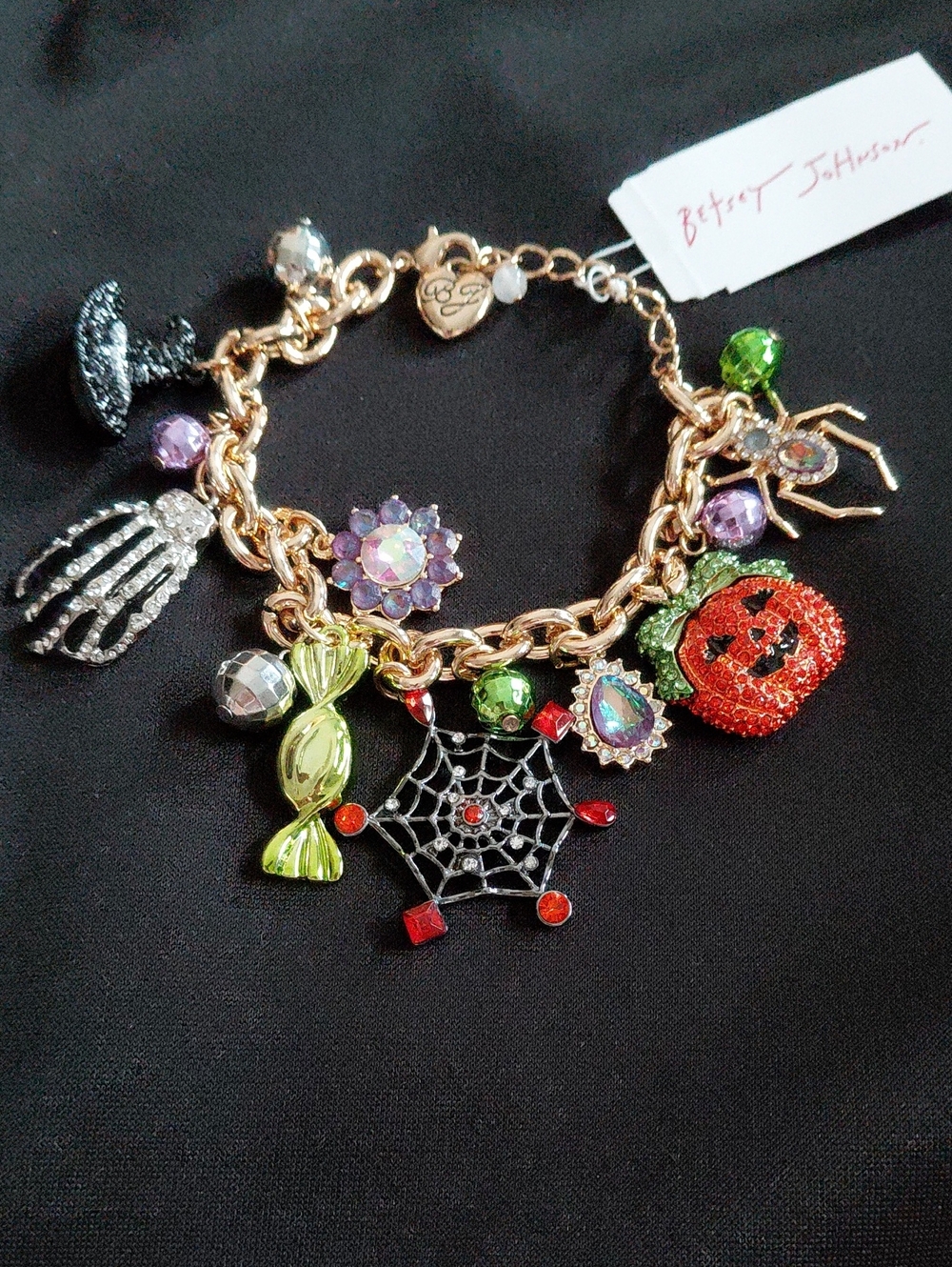Betsey Johnson Halloween Charm Bracelet